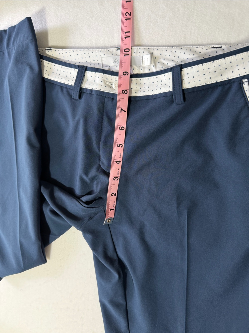 Lady Hagen Navy Golf Pants Women’s Size 2 Performance Stretch Slim Fit - Picture 6 of 8